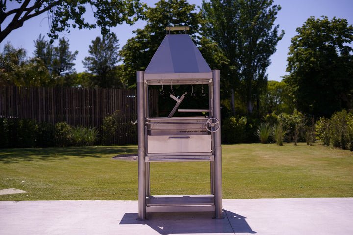Tagwood BBQ Silver Bullet Argentine Wood Fire & Charcoal Grill - All Stainless Steel - BBQ02SS - by Tagwood BBQ | Buy at Agent BBQ