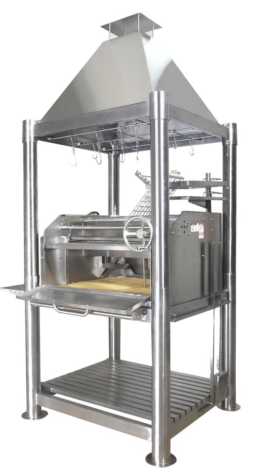 Tagwood BBQ Silver Bullet Argentine Wood Fire & Charcoal Grill - All Stainless Steel - BBQ02SS - by Tagwood BBQ | Buy at Agent BBQ