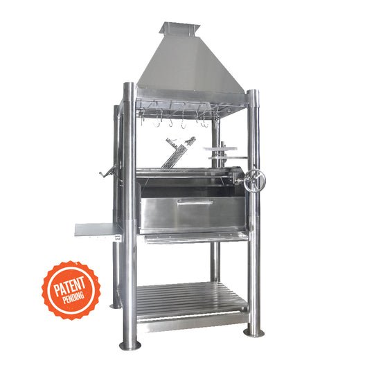 Tagwood BBQ Silver Bullet Argentine Wood Fire & Charcoal Grill - All Stainless Steel - BBQ02SS - by Tagwood BBQ | Buy at Agent BBQ