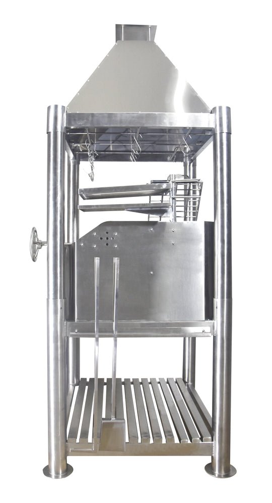 Tagwood BBQ Silver Bullet Argentine Wood Fire & Charcoal Grill - All Stainless Steel - BBQ02SS - by Tagwood BBQ | Buy at Agent BBQ