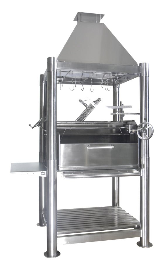 Tagwood BBQ Silver Bullet Argentine Wood Fire & Charcoal Grill - All Stainless Steel - BBQ02SS - by Tagwood BBQ | Buy at Agent BBQ