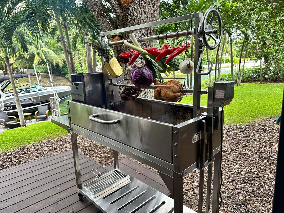Tagwood BBQ Stainless Steel Rotisserie Kit For BBQ03SS, BBQ03SI, BBQ05SS, BBQ23SS, & BBQ25SS Grills - BBQ50SS - by Tagwood BBQ | Buy at Agent BBQ