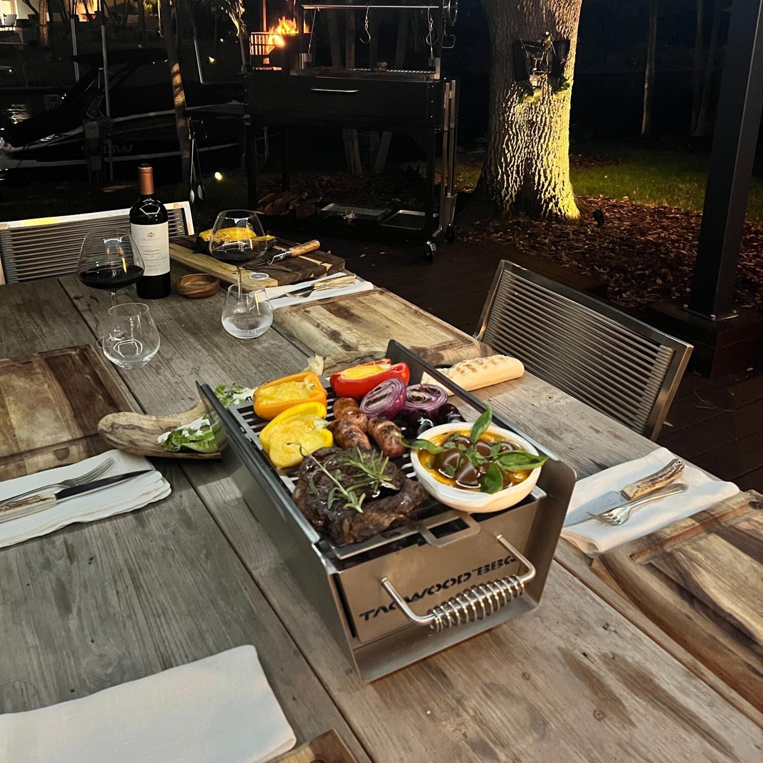 Tagwood BBQ Table Top Food Warming Brazier - BBQ07SS - by Tagwood BBQ | Buy at Agent BBQ