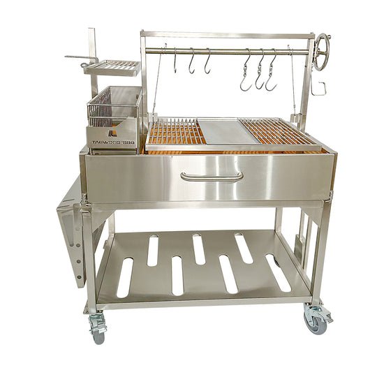 Tagwood BBQ XL Argentine Santa Maria Wood Fire & Charcoal Grill - BBQ23SS - by Tagwood BBQ | Buy at Agent BBQ