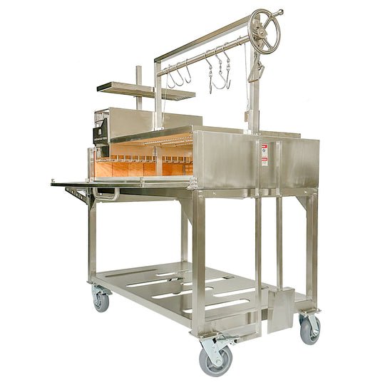 Tagwood BBQ XL Argentine Santa Maria Wood Fire & Charcoal Grill - BBQ23SS - by Tagwood BBQ | Buy at Agent BBQ