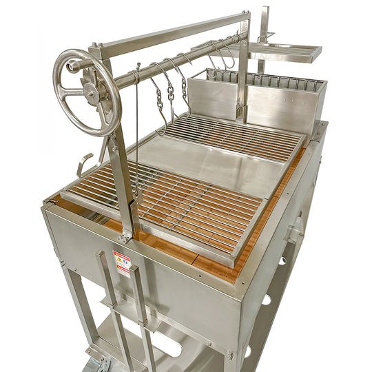 Tagwood BBQ XL Argentine Santa Maria Wood Fire & Charcoal Grill - BBQ23SS - by Tagwood BBQ | Buy at Agent BBQ