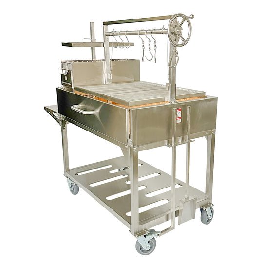 Tagwood BBQ XL Argentine Santa Maria Wood Fire & Charcoal Grill - BBQ23SS - by Tagwood BBQ | Buy at Agent BBQ