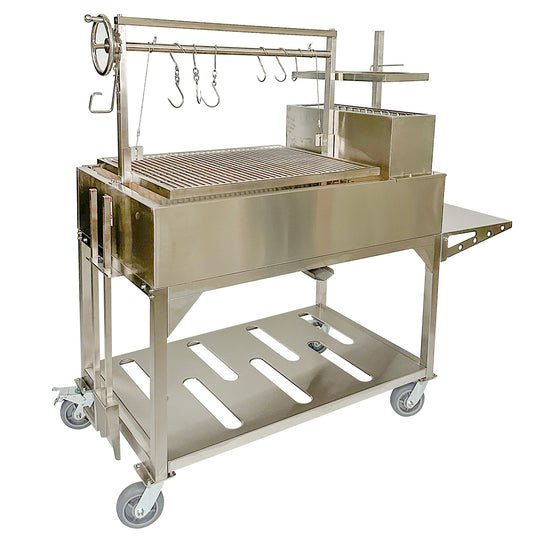 Tagwood BBQ XL Argentine Santa Maria Wood Fire & Charcoal Grill - BBQ23SS - by Tagwood BBQ | Buy at Agent BBQ