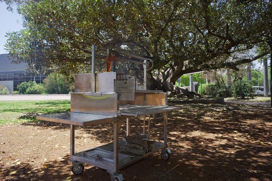 Tagwood BBQ XL Argentine Santa Maria Wood Fire & Charcoal Grill - BBQ23SS - by Tagwood BBQ | Buy at Agent BBQ
