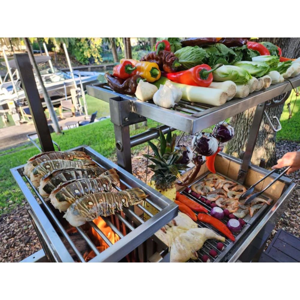 Tagwood BBQ06SS Argentine Charcoal Freestanding Grill - by Tagwood BBQ | Buy at Agent BBQ