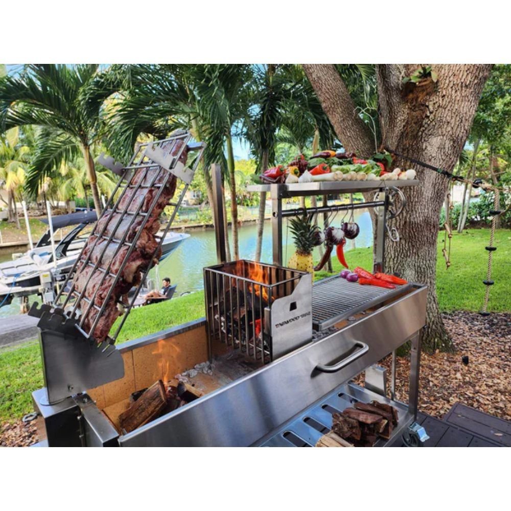 Tagwood BBQ06SS Argentine Charcoal Freestanding Grill - by Tagwood BBQ | Buy at Agent BBQ