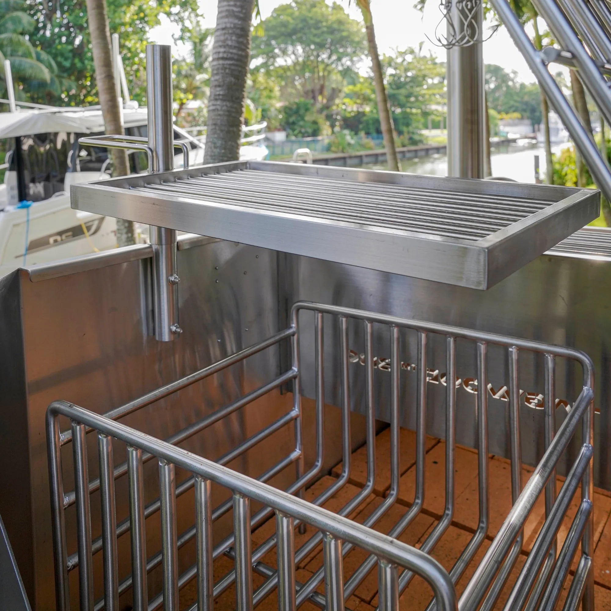 Tagwood BBQ12SS Argentine Santa Maria Commercial Stainless Steel Charcoal Grill - by Tagwood BBQ | Buy at Agent BBQ