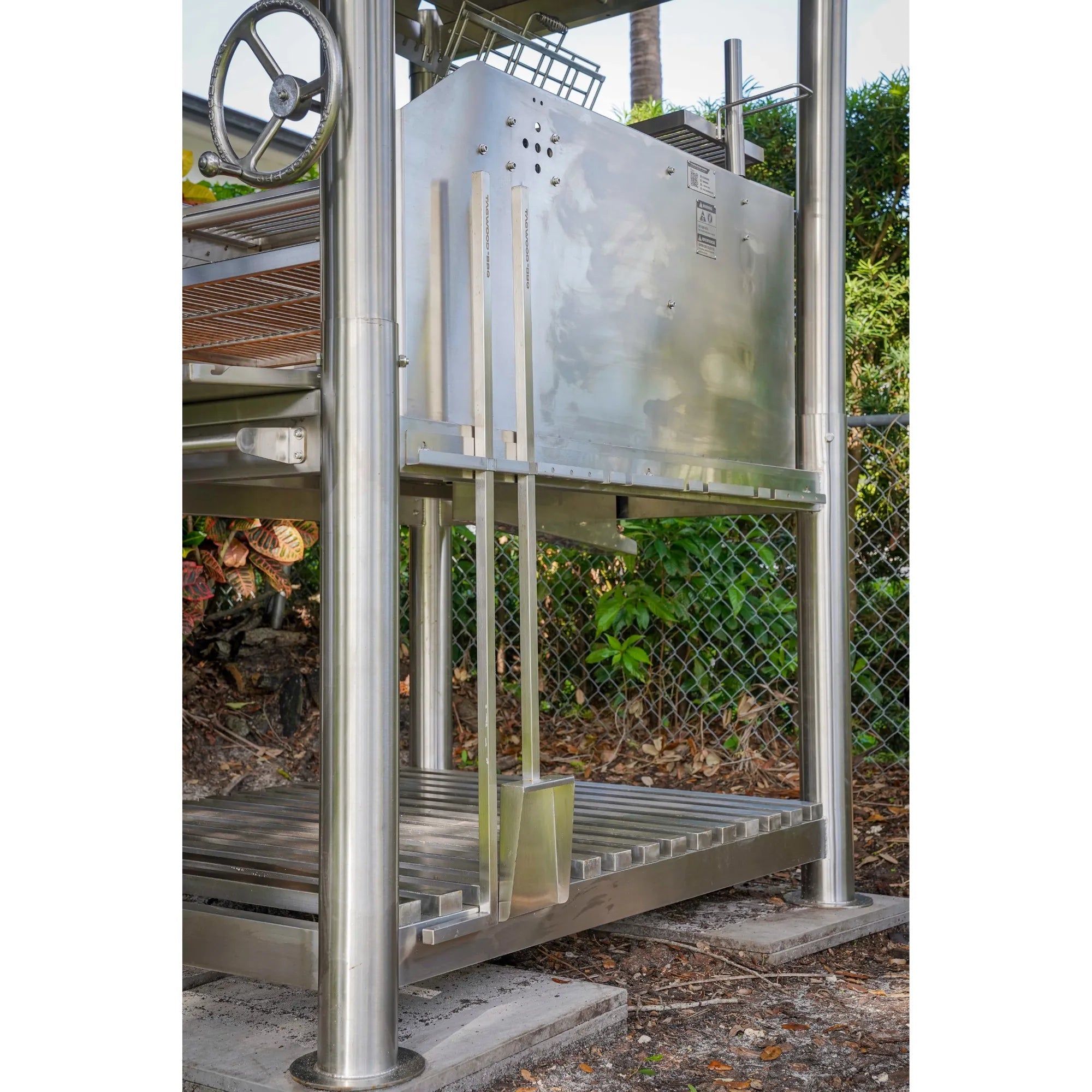 Tagwood BBQ12SS Argentine Santa Maria Commercial Stainless Steel Charcoal Grill - by Tagwood BBQ | Buy at Agent BBQ