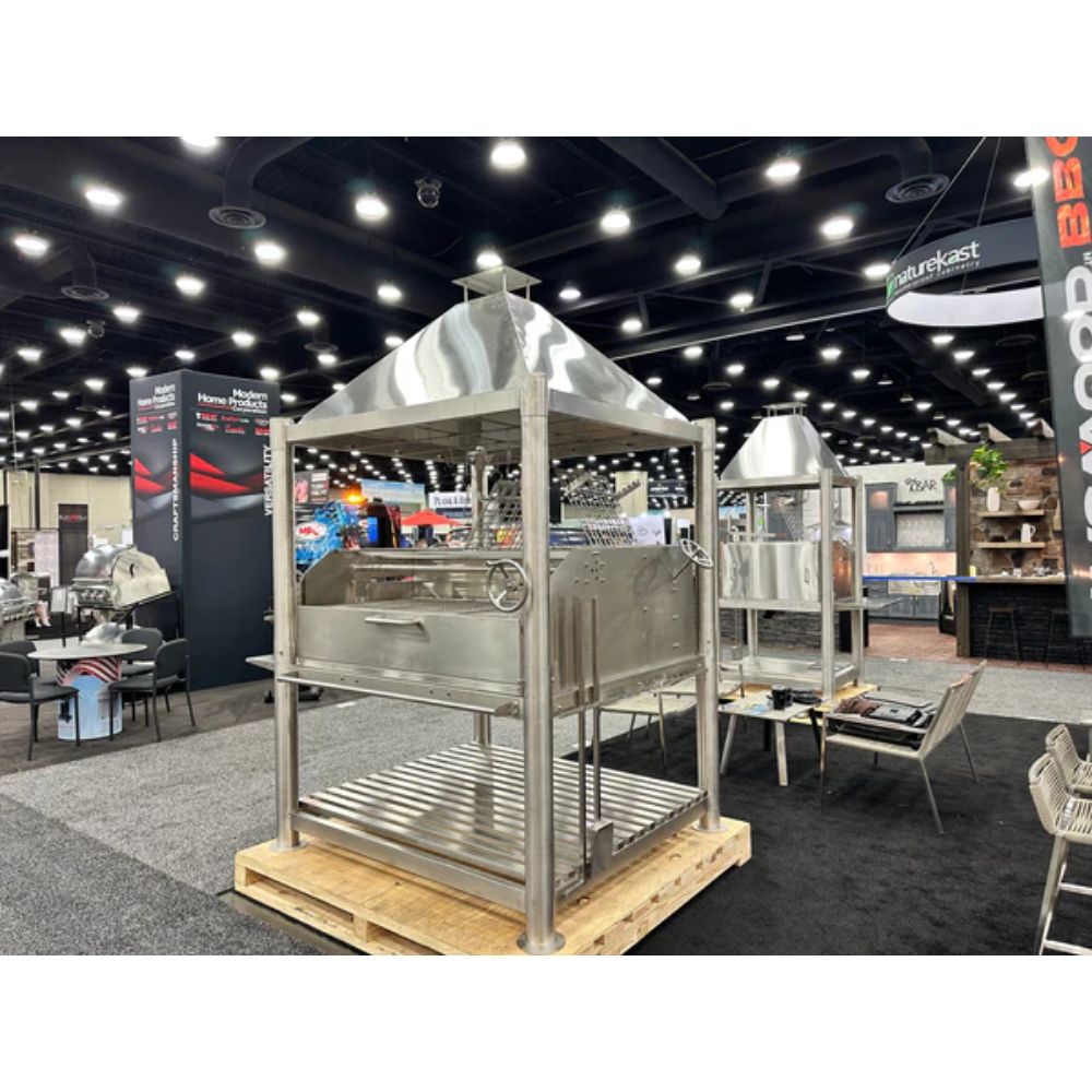 Tagwood BBQ22SS Commercial Argentine Wood Fire & Charcoal Freestanding Grill - "The Larger Beast" - by Tagwood BBQ | Buy at Agent BBQ