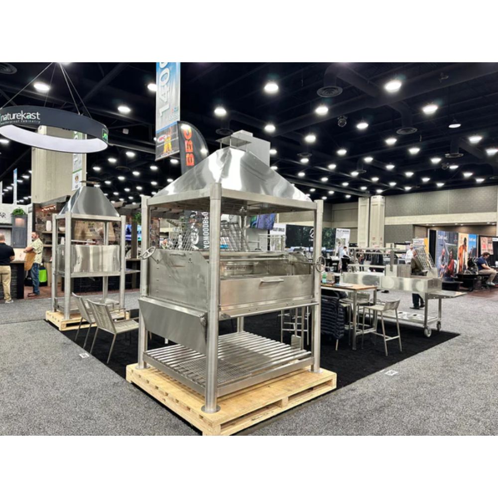 Tagwood BBQ22SS Commercial Argentine Wood Fire & Charcoal Freestanding Grill - "The Larger Beast" - by Tagwood BBQ | Buy at Agent BBQ