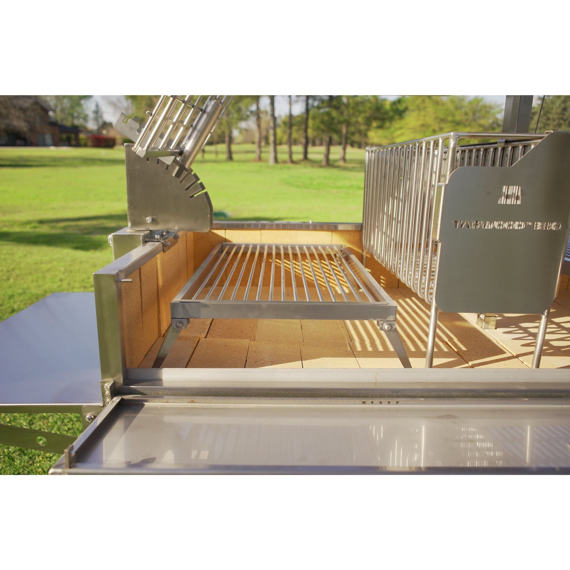 Tagwood BBQ26SS Argentine Wood Fire & Charcoal Freestanding Grill - by Tagwood BBQ | Buy at Agent BBQ