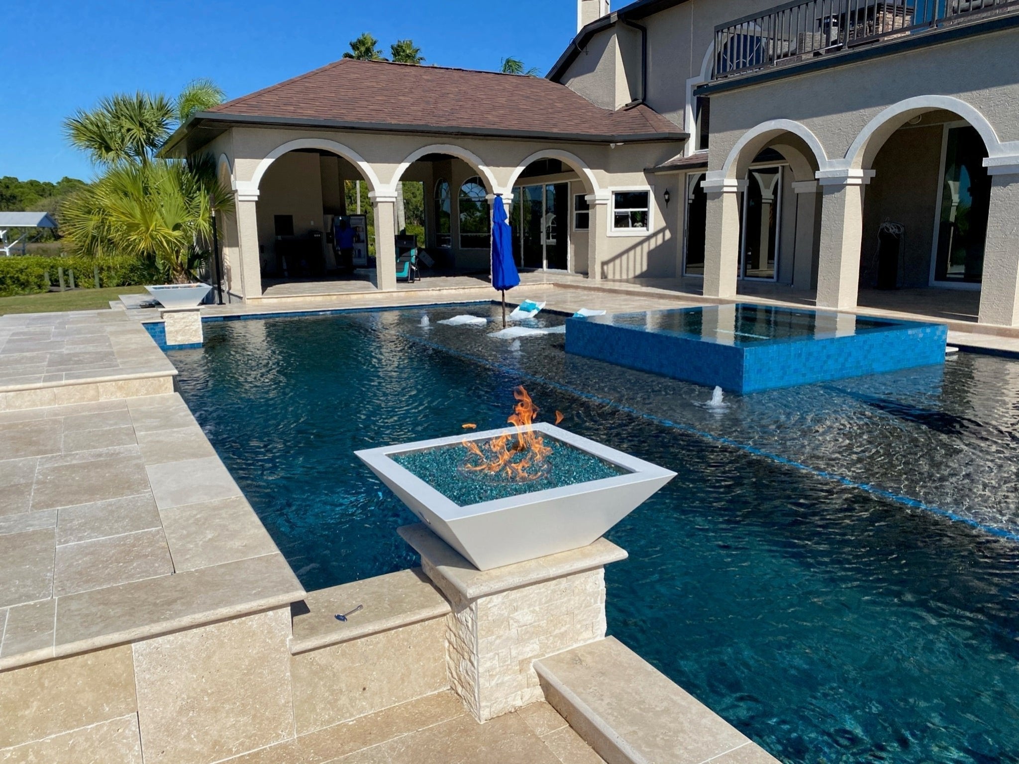 24" Maya GFRC Fire Bowl - OPT - 24SFO - by The Outdoor Plus | Buy at Agent BBQ
