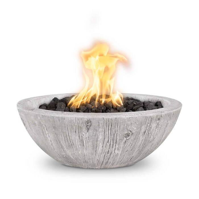 27" Sedona Wood Grain Fire Bowl - OPT - 27RWGFO - by The Outdoor Plus | Buy at Agent BBQ
