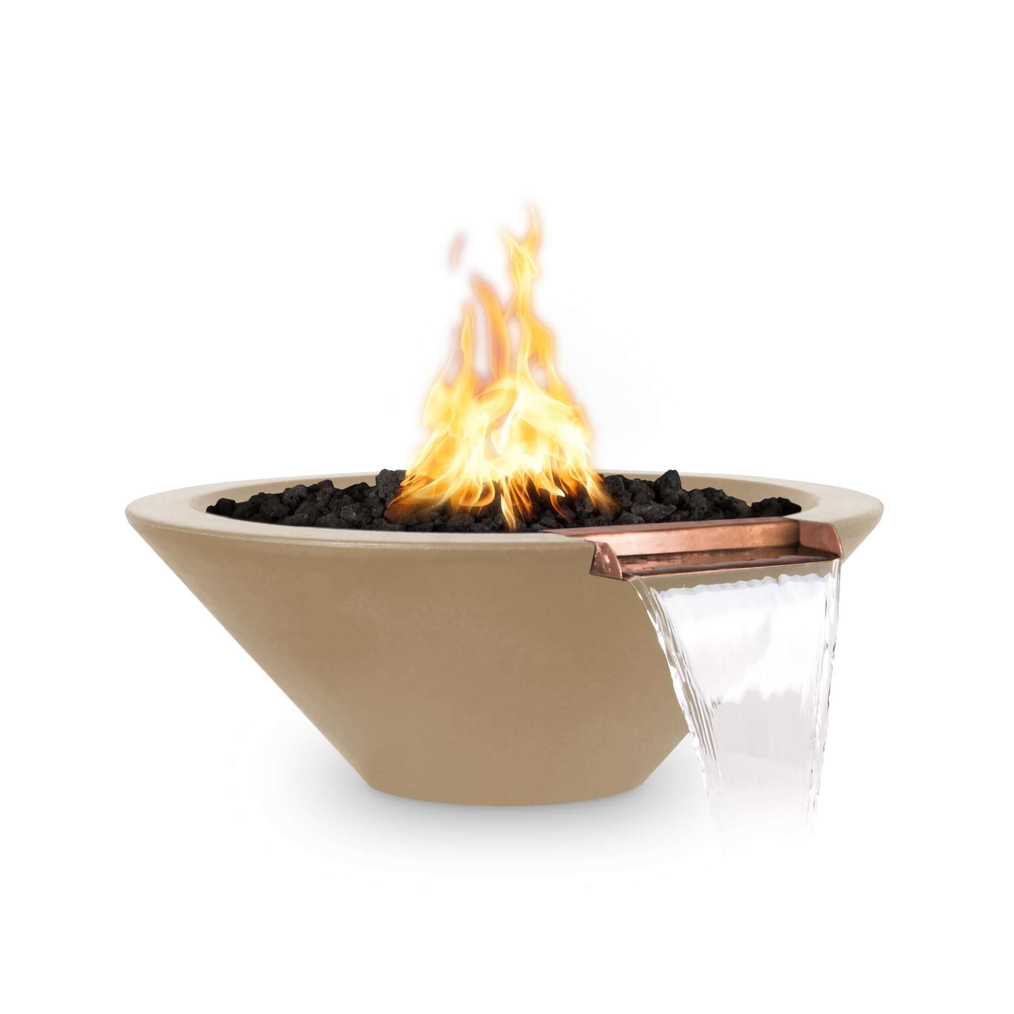 31" Cazo Fire and Water Bowl - OPT - 31RFW - Fire Bowls by The Outdoor Plus | Buy at Agent BBQ