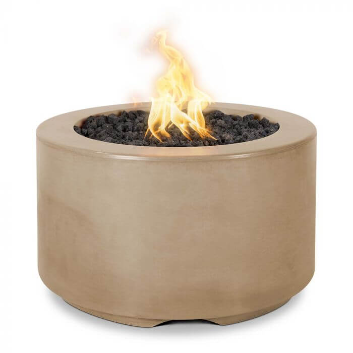 32" Florence Concrete Fire Pit - OPT - FL3218 - by The Outdoor Plus | Buy at Agent BBQ