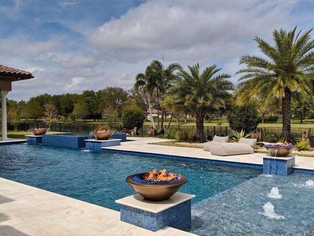 36" Cazo Fire and Water Bowl - OPT - 36RFW - by The Outdoor Plus | Buy at Agent BBQ