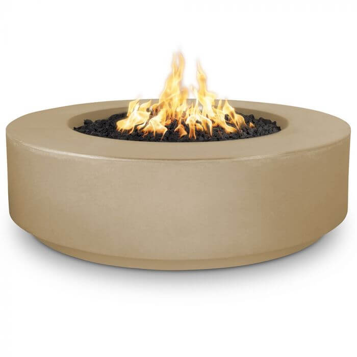 42" Florence Concrete Fire Pit - 12" Tall - OPT - FL42 - by The Outdoor Plus | Buy at Agent BBQ