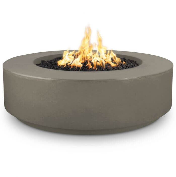 42" Florence Concrete Fire Pit - 12" Tall - OPT - FL42 - by The Outdoor Plus | Buy at Agent BBQ