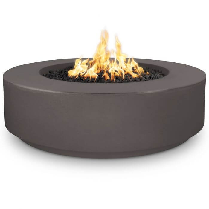 42" Florence Concrete Fire Pit - 12" Tall - OPT - FL42 - by The Outdoor Plus | Buy at Agent BBQ
