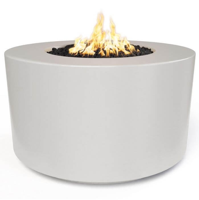 42" Florence Concrete Fire Pit - 24" Tall - OPT - FL4224 - by The Outdoor Plus | Buy at Agent BBQ