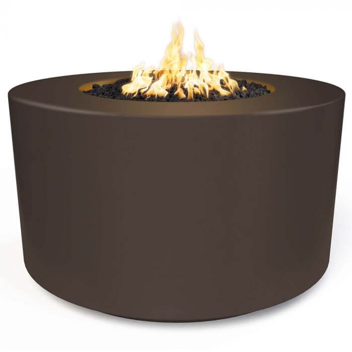 42" Florence Concrete Fire Pit - 24" Tall - OPT - FL4224 - by The Outdoor Plus | Buy at Agent BBQ