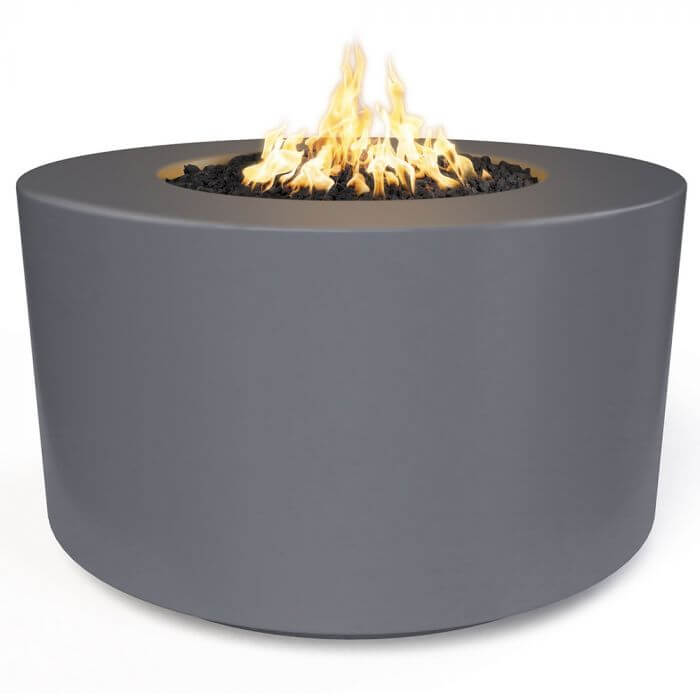 42" Florence Concrete Fire Pit - 24" Tall - OPT - FL4224 - by The Outdoor Plus | Buy at Agent BBQ