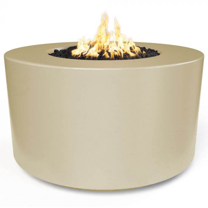 42" Florence Concrete Fire Pit - 24" Tall - OPT - FL4224 - by The Outdoor Plus | Buy at Agent BBQ