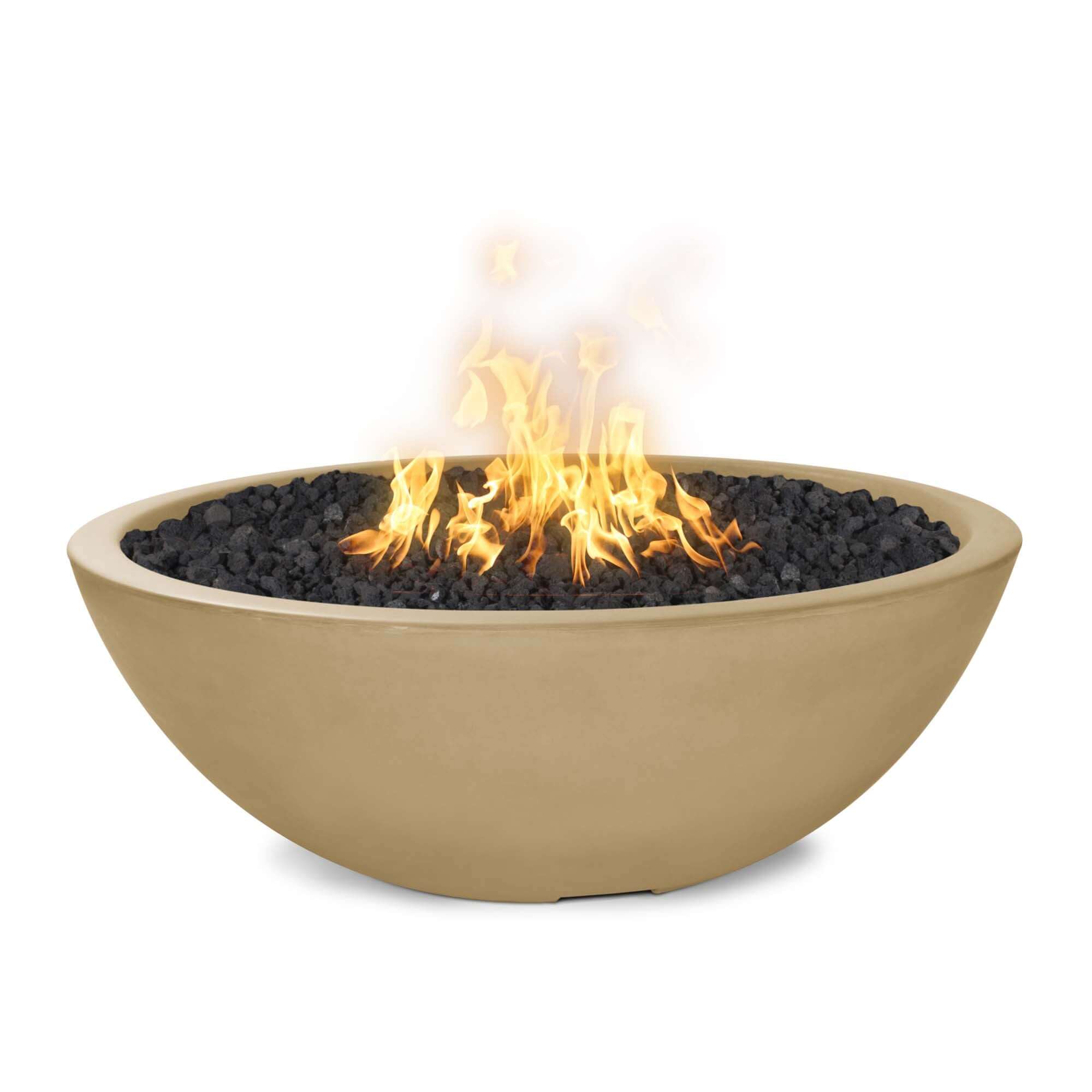 48" Sedona Concrete Narrow Ledge Fire Pit - OPT - SED48 - by The Outdoor Plus | Buy at Agent BBQ
