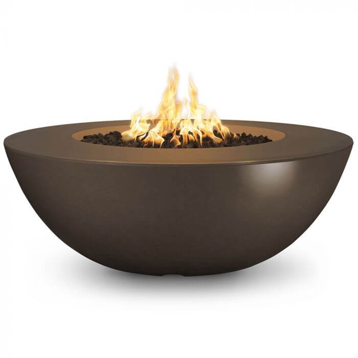 48" Sedona Wide Ledge Concrete Fire Pit - OPT - SEDWL48 - by The Outdoor Plus | Buy at Agent BBQ