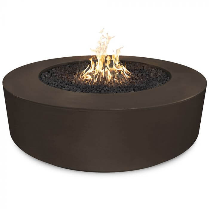 54" Florence Concrete Fire Pit - 20" Tall - by The Outdoor Plus | Buy at Agent BBQ