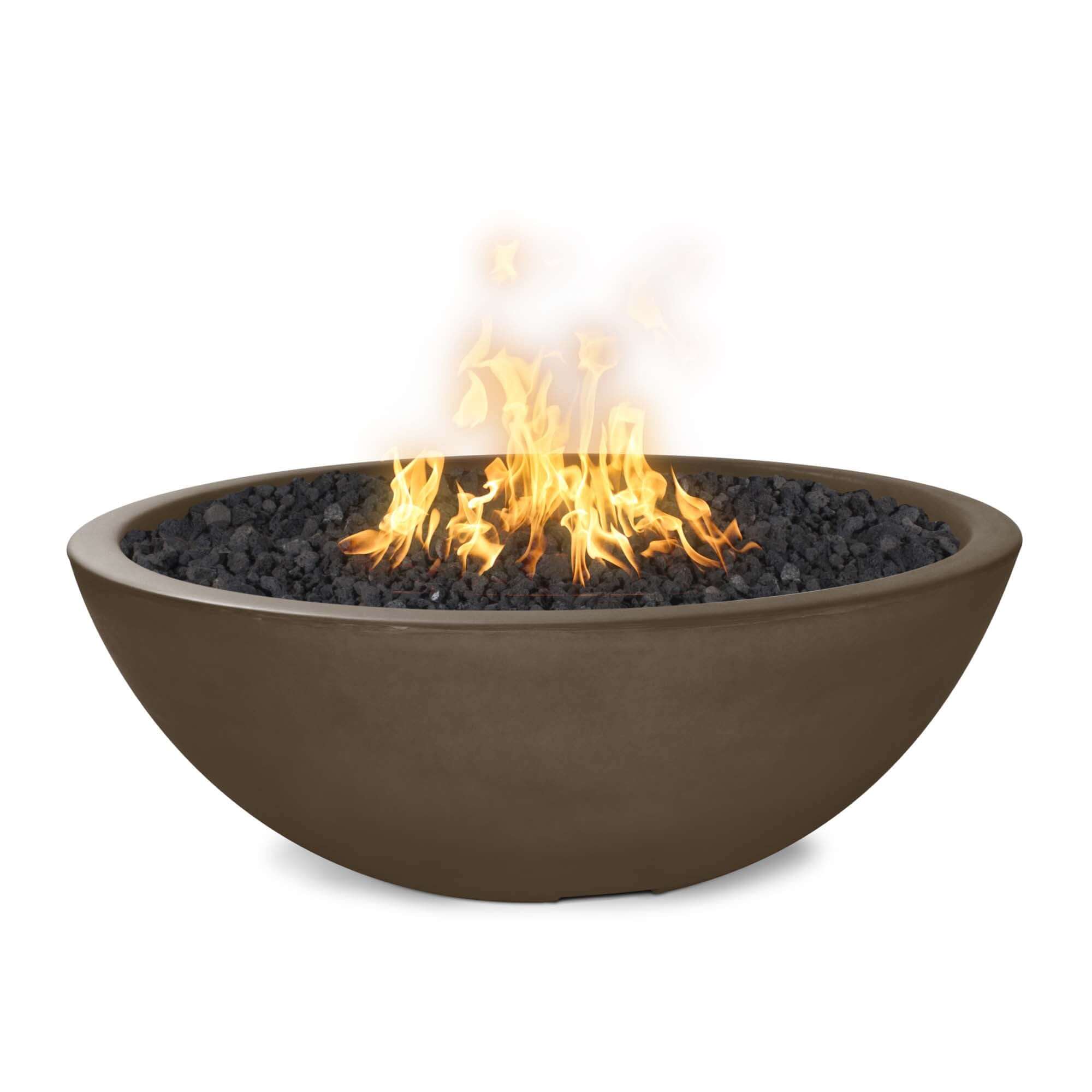 60" Sedona Concrete Narrow Ledge Fire Pit - OPT - SED60 - by The Outdoor Plus | Buy at Agent BBQ