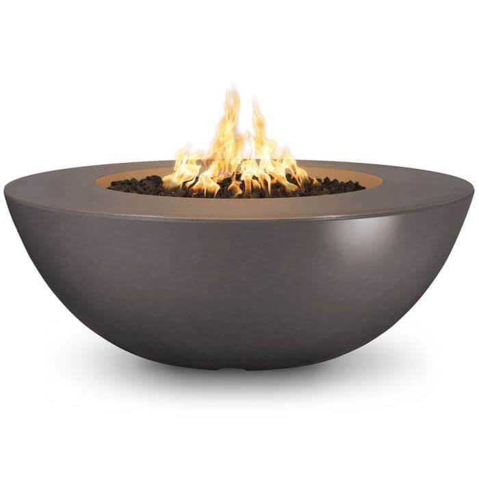 60" Sedona Wide Ledge Concrete Fire Pit - OPT - SEDWL60 - by The Outdoor Plus | Buy at Agent BBQ