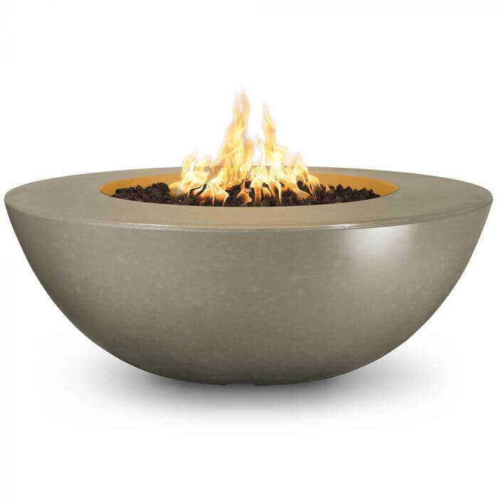 60" Sedona Wide Ledge Concrete Fire Pit - OPT - SEDWL60 - by The Outdoor Plus | Buy at Agent BBQ