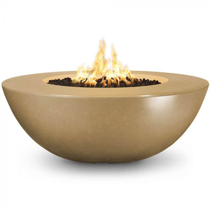 60" Sedona Wide Ledge Concrete Fire Pit - OPT - SEDWL60 - by The Outdoor Plus | Buy at Agent BBQ