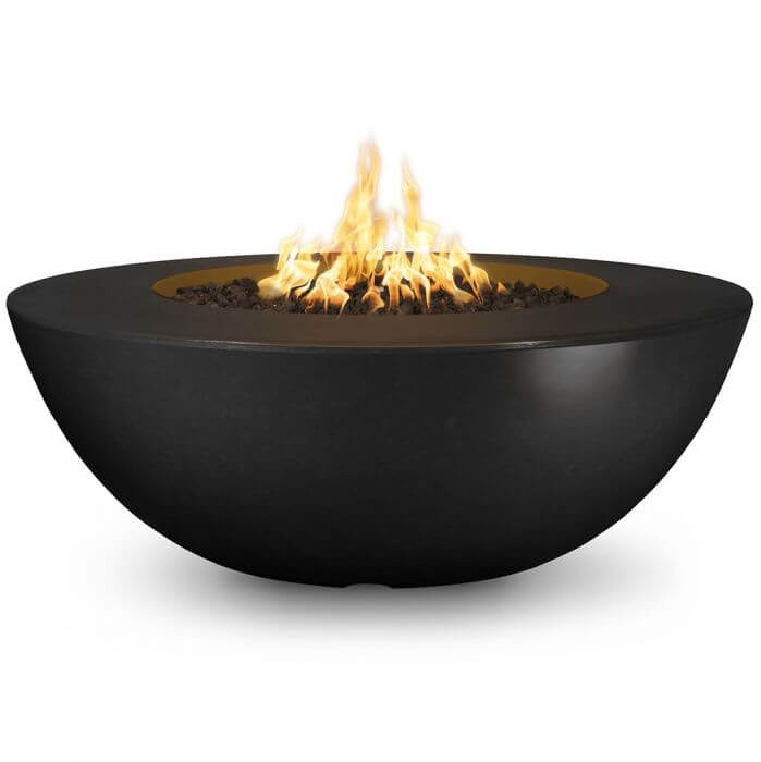 60" Sedona Wide Ledge Concrete Fire Pit - OPT - SEDWL60 - by The Outdoor Plus | Buy at Agent BBQ