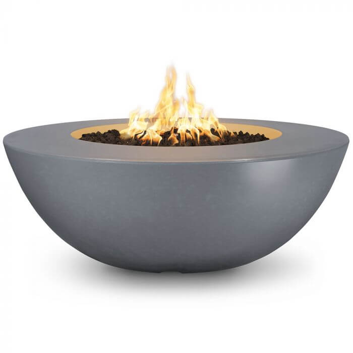 60" Sedona Wide Ledge Concrete Fire Pit - OPT - SEDWL60 - by The Outdoor Plus | Buy at Agent BBQ