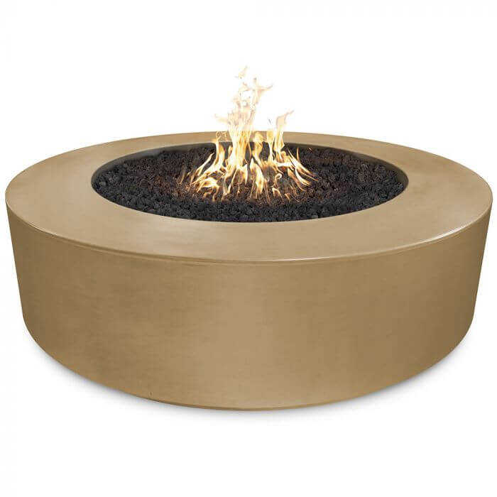 72" Florence Concrete Fire Pit - 20" Tall - OPT - FL72 - by The Outdoor Plus | Buy at Agent BBQ