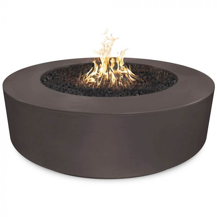 72" Florence Concrete Fire Pit - 20" Tall - OPT - FL72 - by The Outdoor Plus | Buy at Agent BBQ