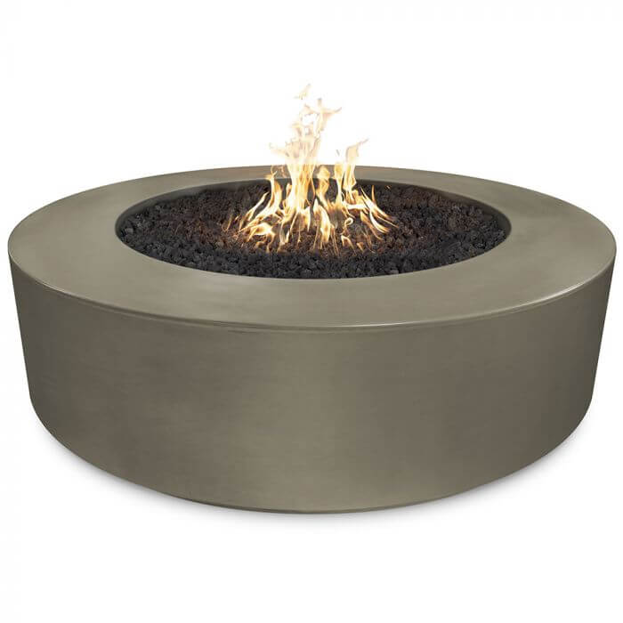 72" Florence Concrete Fire Pit - 20" Tall - OPT - FL72 - by The Outdoor Plus | Buy at Agent BBQ