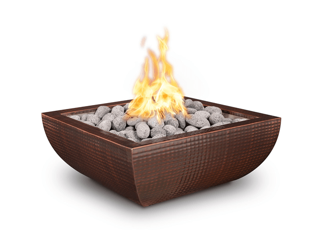 Avalon Hammered Copper Fire Bowl - Copper Fire Bowl by The Outdoor Plus | Buy at Agent BBQ