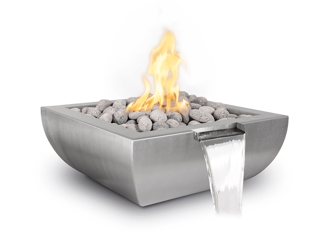 Avalon Stainless Steel Fire & Water Bowl - Steel Fire & Water Bowl by The Outdoor Plus | Buy at Agent BBQ