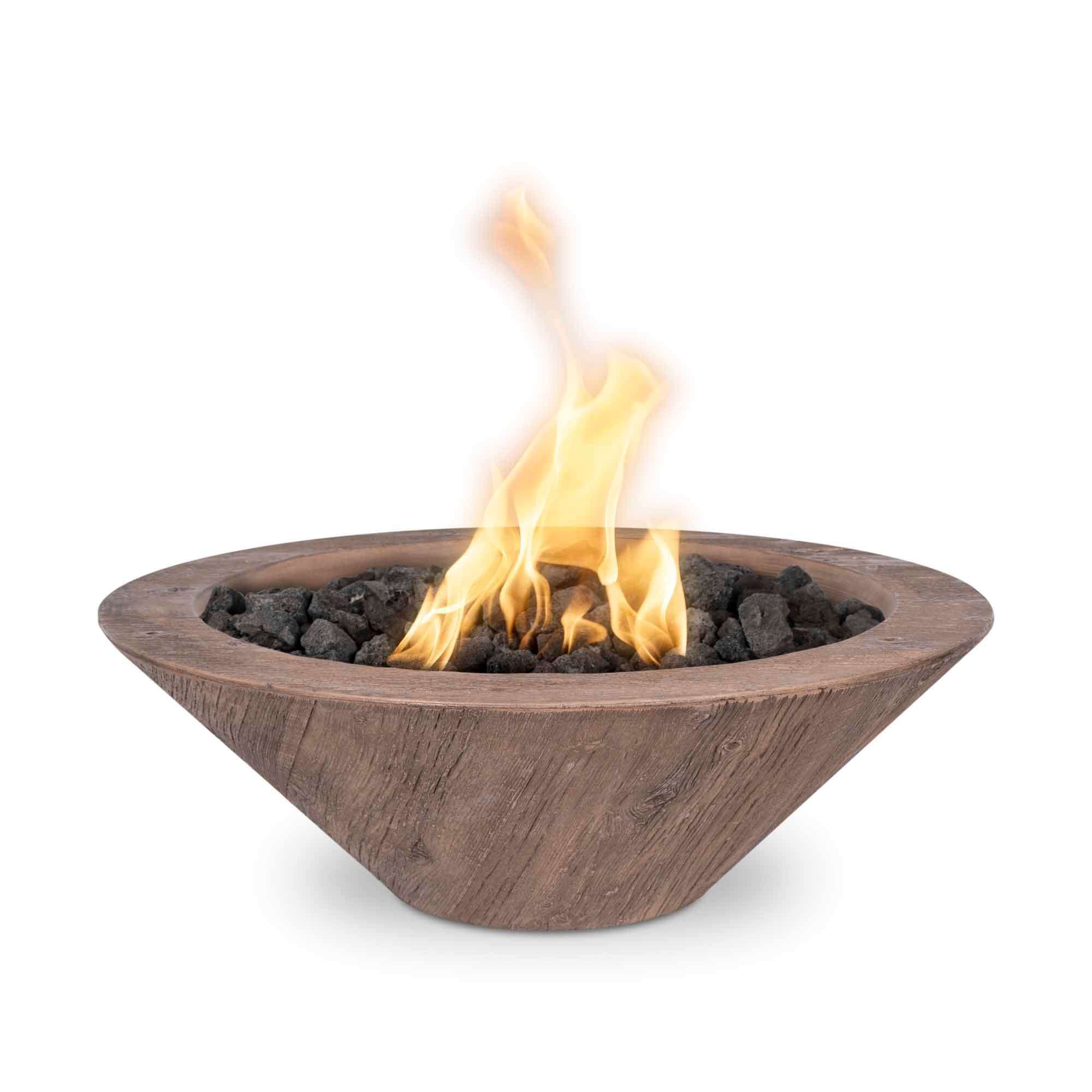 Cazo 24 - Inch Wood Grain Fire Bowl - by The Outdoor Plus | Buy at Agent BBQ
