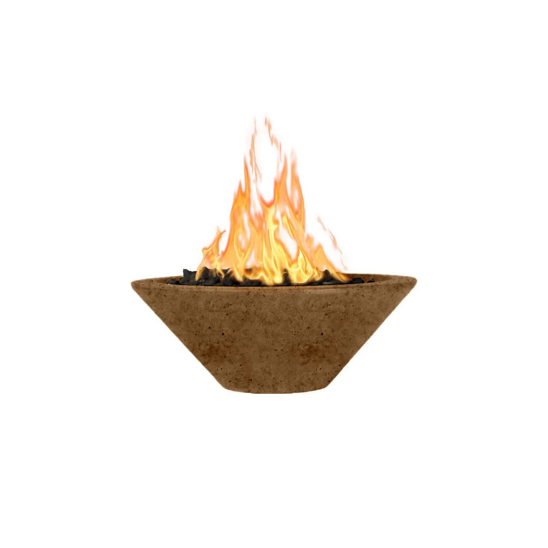 Cazo 36 - Inch Round Concrete Fire Bowl - by The Outdoor Plus | Buy at Agent BBQ
