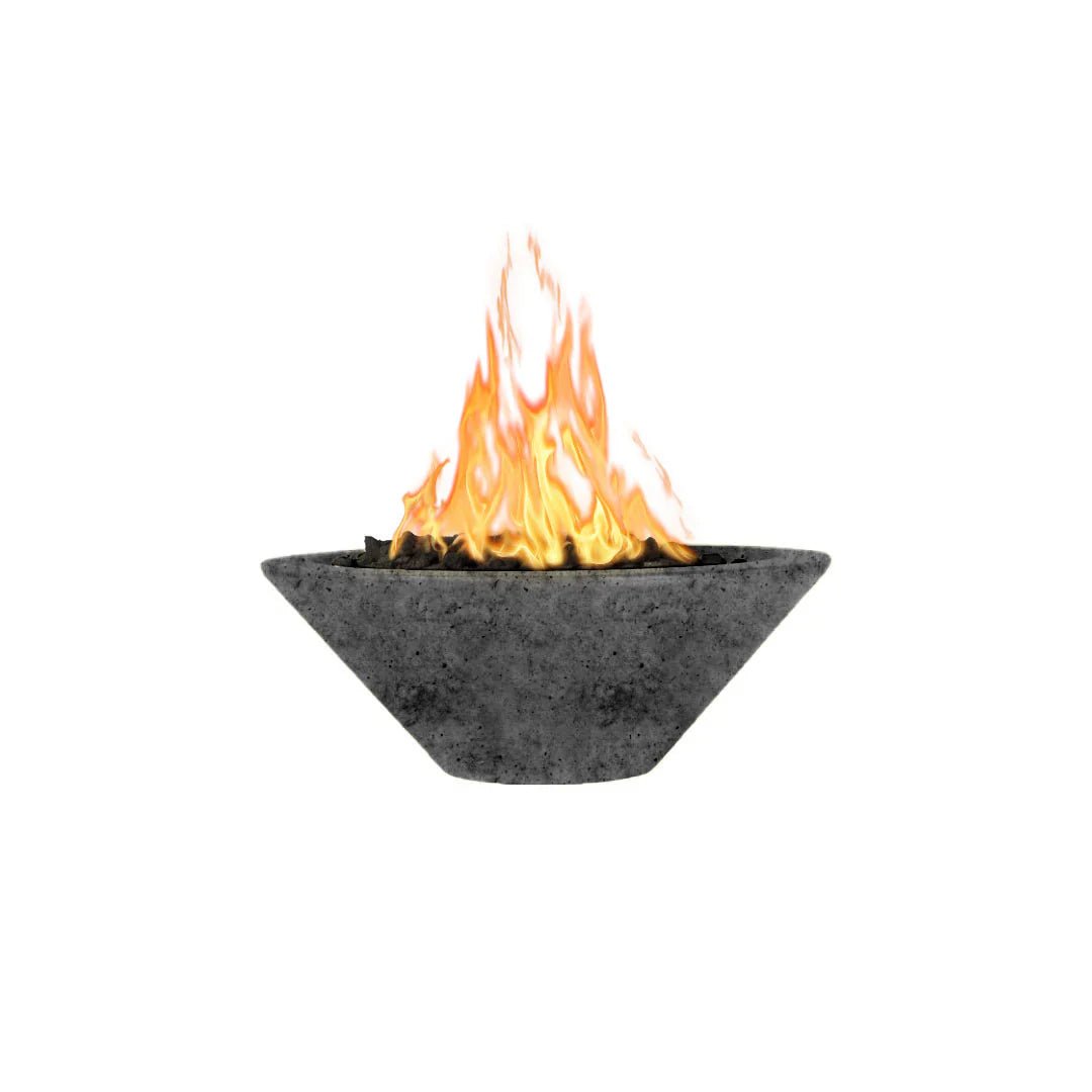 Cazo 48 - Inch Round Concrete Fire Bowl - by The Outdoor Plus | Buy at Agent BBQ
