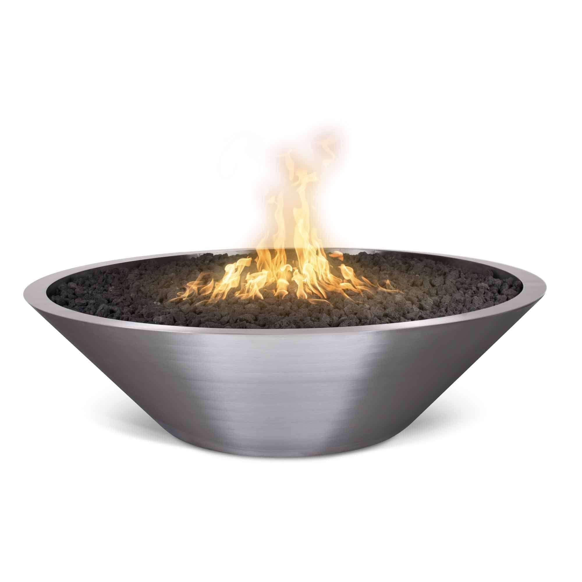 Cazo 48" SS Narrow Ledge Fire Pit - OPT - SS48FP - by The Outdoor Plus | Buy at Agent BBQ